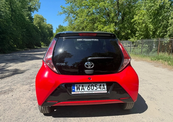 Toyota Aygo cena 37500 przebieg: 81000, rok produkcji 2017 z Warszawa małe 79